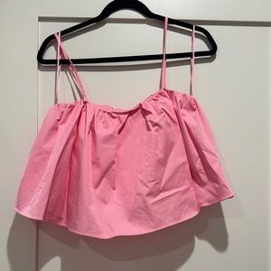 Zara Pink Camisole Top with Spaghetti Straps